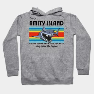 Amity Island Shark Bite Hoodie